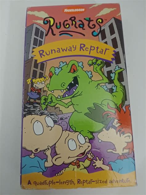 Nickelodeon Rugrats Vhs Runaway Reptar Vintage 90s Nickelodeon Etsy México