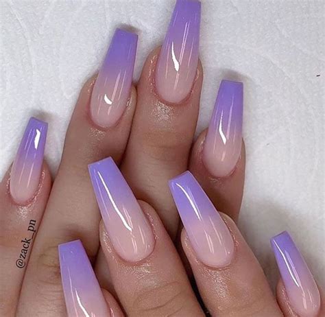 Purple Ombre Nails Purple Acrylic Nails Summer Acrylic Nails Best