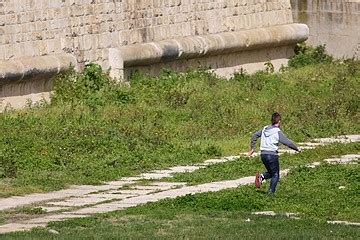 Barletta Un Intruso Nel Fossato Del Castello