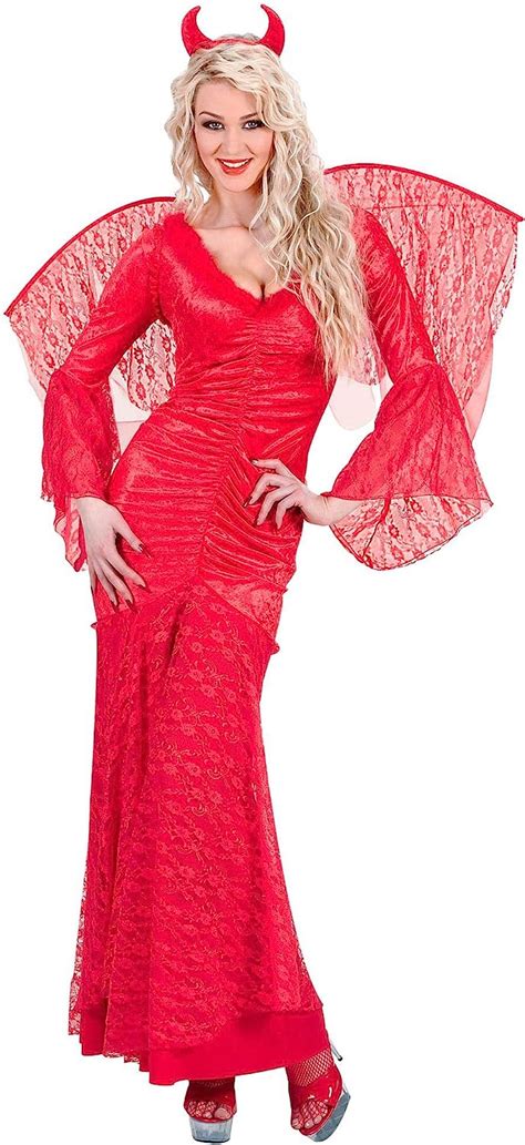 Velvet & Lace Devilin Costume Medium for Halloween Lucifer Satan Fancy Dress – TopToy