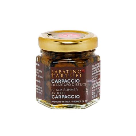 Black Summer Truffle Carpaccio 25g Sabatino Tartufi