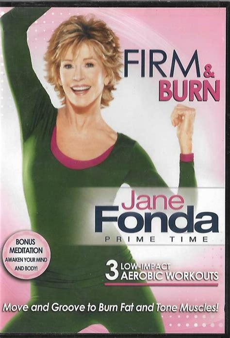 Jane Fonda Lot Of 4 Prime Time Dvd Exercise Fitness Discs Workouts