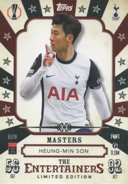 Match Attax Ele Masters Heung Min Son Eur Picclick De