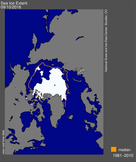 Arctic Sea Ice Summer Minimum In Joint Second Lowest On Record