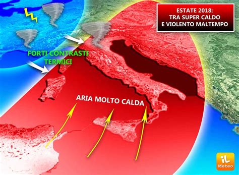 METEO ESTATE 2018 Ecco La Tendenza Vediamo Il VIDEO ILMETEO It