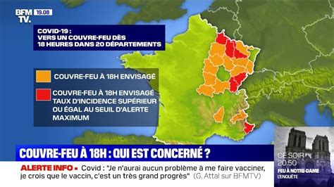 Couvre Feu H D Partements Pourraient Tre Concern S