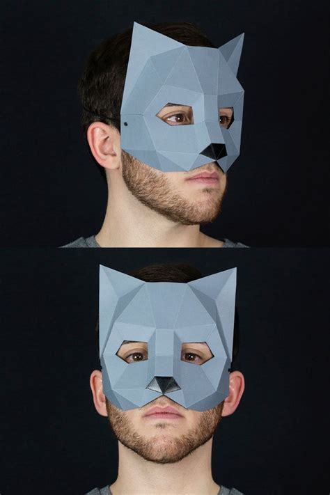 Make Your Own Cat Masquerade Out Of Paper Or Cardboard At Home In