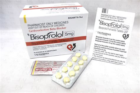 Bisoprolol Fumarate Tablets USP 5mg