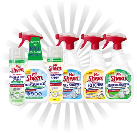 Mr Sheen Cleaning Products