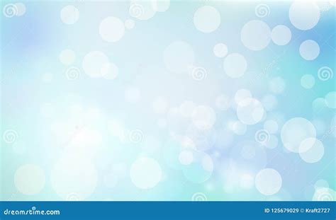 Pale blue bokeh background stock vector. Illustration of glowing ...