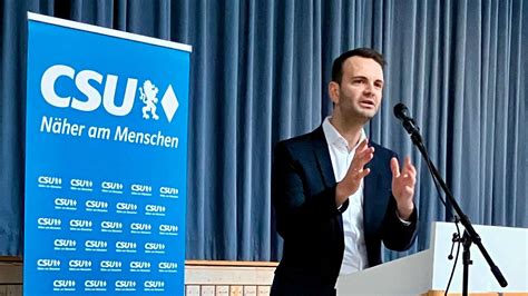 Bundestagswahl Csu Memmingen Unterallg U W Hlt Direktkandidat