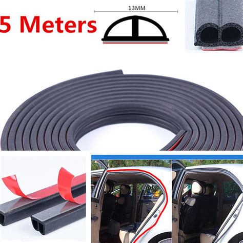 Buy Seal Strip 5m B Shape Car Door Edge Rubber Seal Strip Moulding Trim