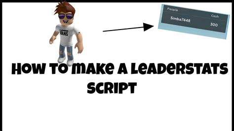 How To Make A Leaderstats Script YouTube