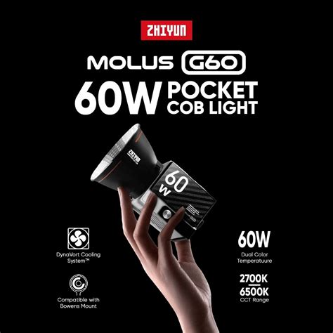 Zhiyun Molus G Bi Color Pocket Cob Monolight Combo Set Apex Digital