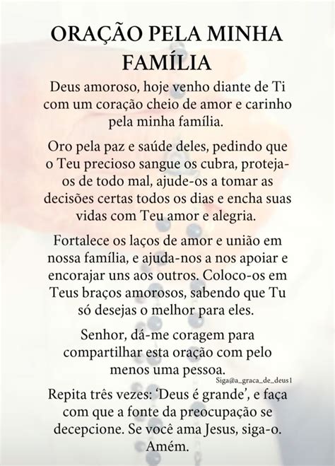 Oração Para Abençoar A Família - Oração pela minha Família - Mundo Mensagens