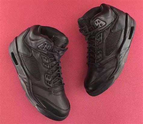 Air Jordan 5 Premium Triple Black Release Date Sneakerfiles