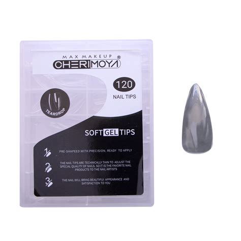 Tips Para Soft Gel Almendra Cristal Pcs Bh Cherimoya