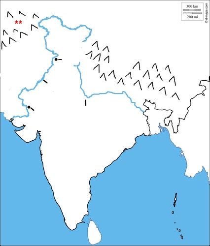 map  india hindu kush mountains