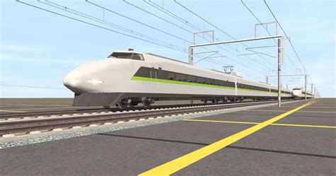 Jr West Shinkansen 100 Series Kodama Services Lime Green Livery Socimi