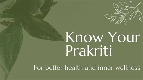 Know Your Body Type According To Ayurveda Lmportance Of Prakruti