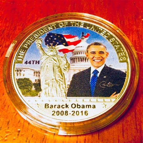 Barack Obama Silver Eagle Presidential Commemorative Coin Obama Barack Barack Obama