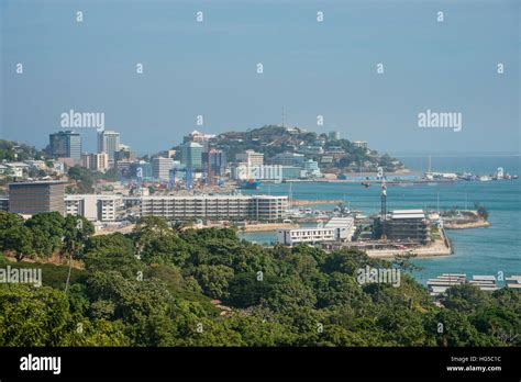 View Over Port Moresby Papua New Guinea Pacific Stock Photo Alamy