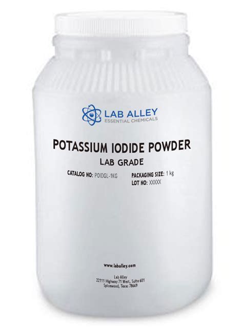 Potassium Iodide Powder Granular White Crystals Lab Grade Lab Alley