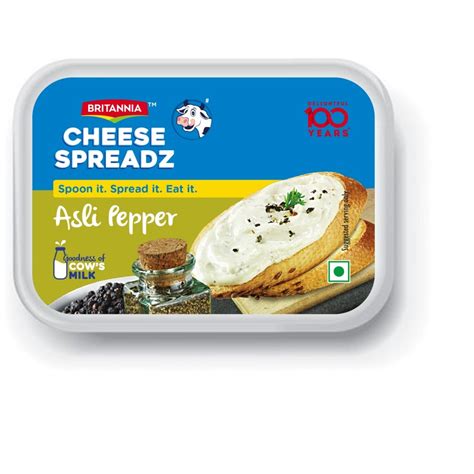 Britannia Cheese Spreadz Asli Pepper 180g