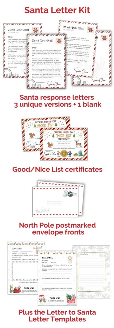 Santa Claus's real mailing address + FREE Santa letter templates (and ...