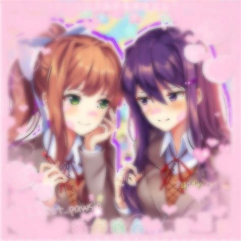 Monika And Yuri Icon ♡︎♡︎ In 2022 Attack On Titan Aesthetic