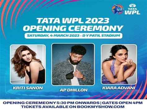 Womens Premier League Wpl 2023 Opening Ceremony Live Telecast Date