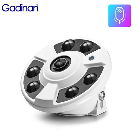 Gadinan Hd K Mp Ip Camera Mm Fisheye Lens Degree Wide Angle