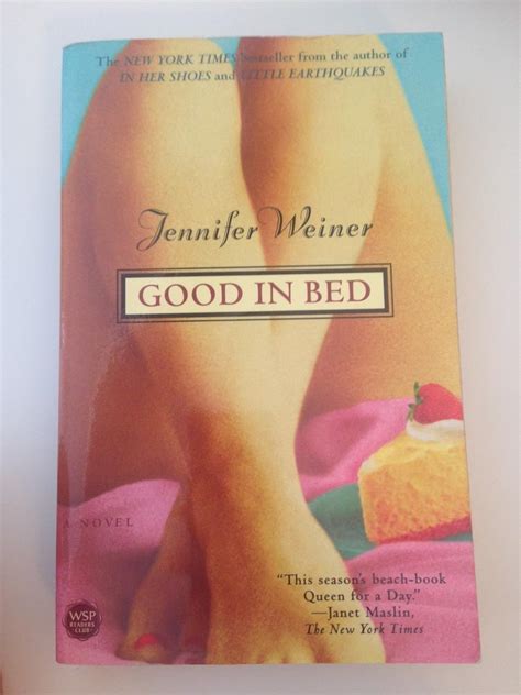 Good In Bed Weiner Jennifer 9780743418164 Books