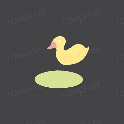 Illustration Of A Rubber Duck Premium Vector Rawpixel