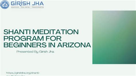 Shanti Meditation Program for Beginners in Arizona.pptx