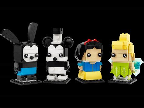 LEGO to Honor Disney's Animation History with Disney100 BrickHeadz Set ...