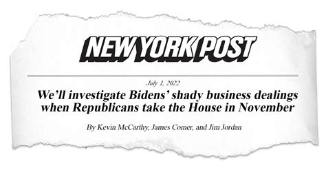 Icymi Well Investigate Bidens Shady Business Dealings When