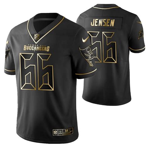 Tampa Bay Buccaneers Ryan Jensen 56 2021 Nfl Golden Brandedition Black ...