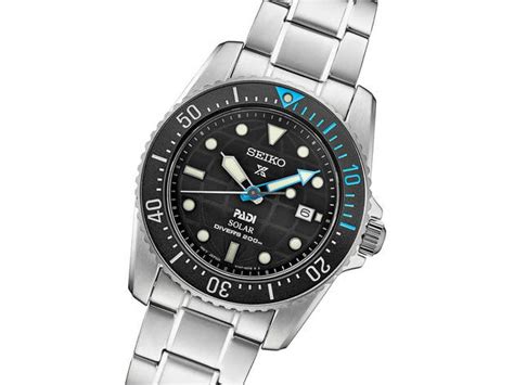 Seiko SNE575 38mm Prospex PADI Edition Solar Dive Watch StackSocial