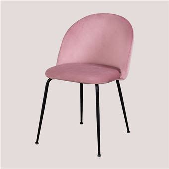 Lot De 2 Chaises En Velours Kana Design SKLUM Noir Peonia Achat