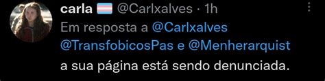 Transfobicos Passando Vergonha On Twitter Vemos Carla Dizendo Que