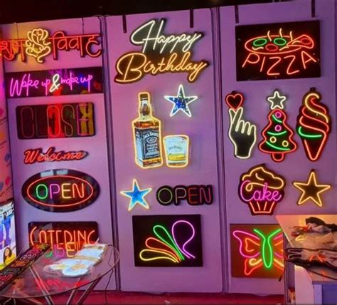 LED Acrylic Neon Sign Board For Outdoor At Rs 1000 Sq Ft In Greater