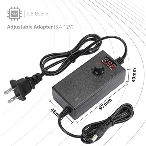 Adjustable Adapter 3 4 12V CE Store