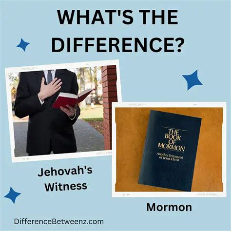 Perbedaan Antara Saksi Yehuwa Dan Mormon