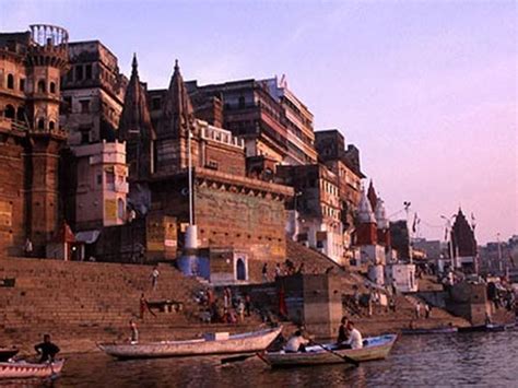 Map Ganges River Varanasi India