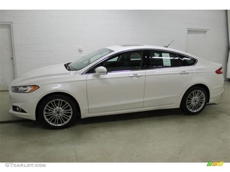 2016 White Platinum Tri Coat Metallic Ford Fusion Se Awd 108143733 Photo 5