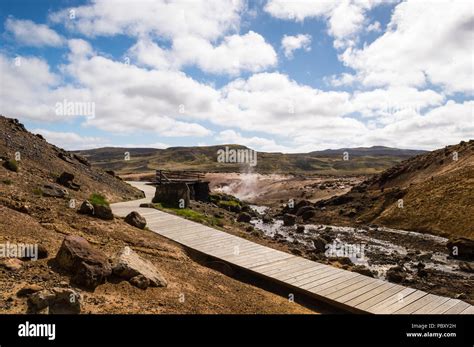 Geothermal Area Krysuvik Reykjavik Iceland Hot Springs Of Iceland