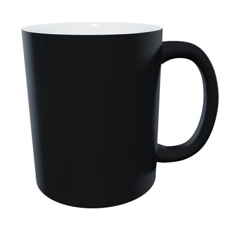 Matte Black Color Changing Magic Mugs Titan Jet Africa