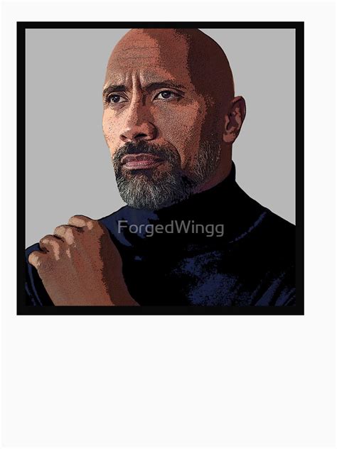 Dwayne Johnson The Rock No Text T Shirt For Sale By Forgedwingg Redbubble Dwayne T