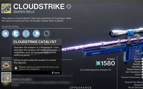 How To Get The Cloudstrike Catalyst In Destiny Ginx Tv